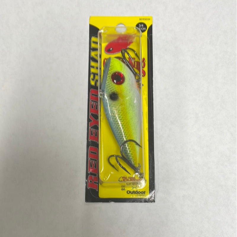 Strike King Red Eyed Shad 3/4 oz Chartreuse Sexy Shad
