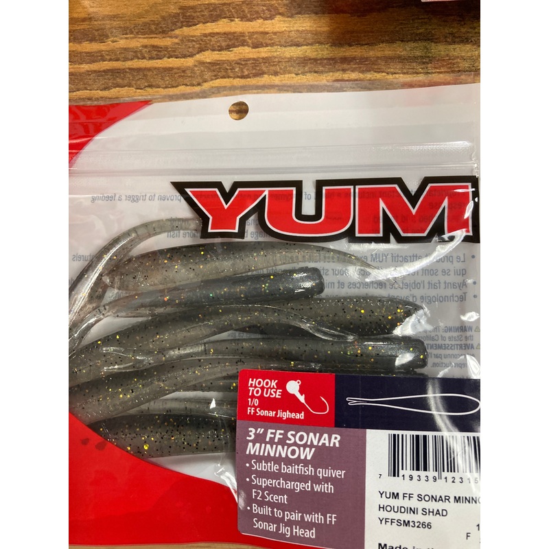 Yum FF Sonar Minnow 3" Houdini Shad