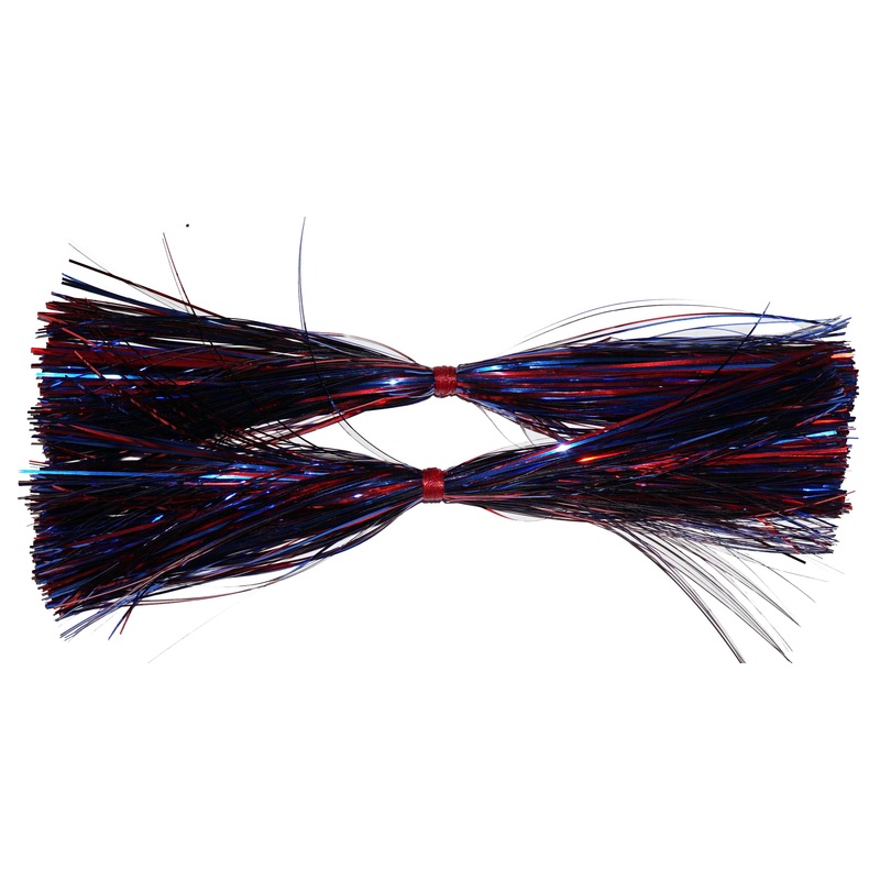 8" Pre-Tied Flashabou Tails 2 pack
