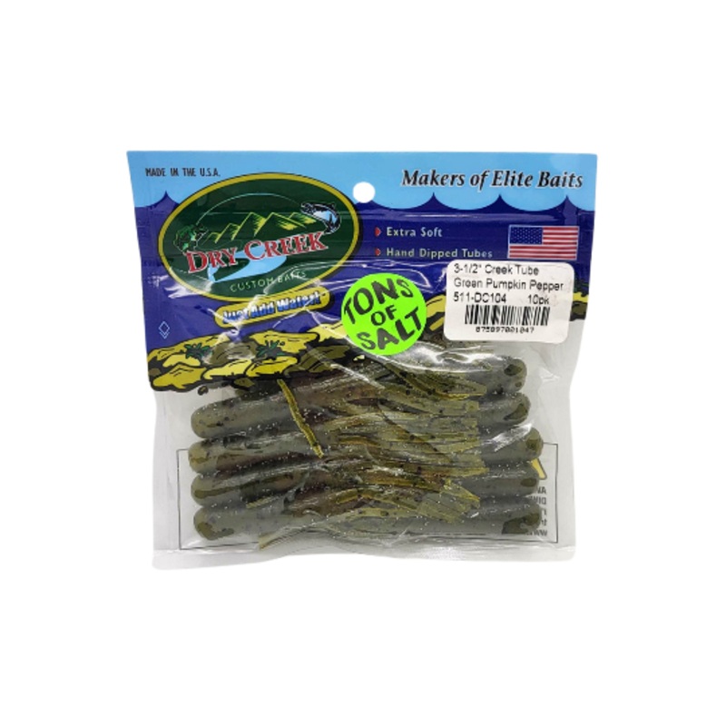 Dry Creek 201-DC104 Single Tail Money Grubber Curltail Grub, 4"