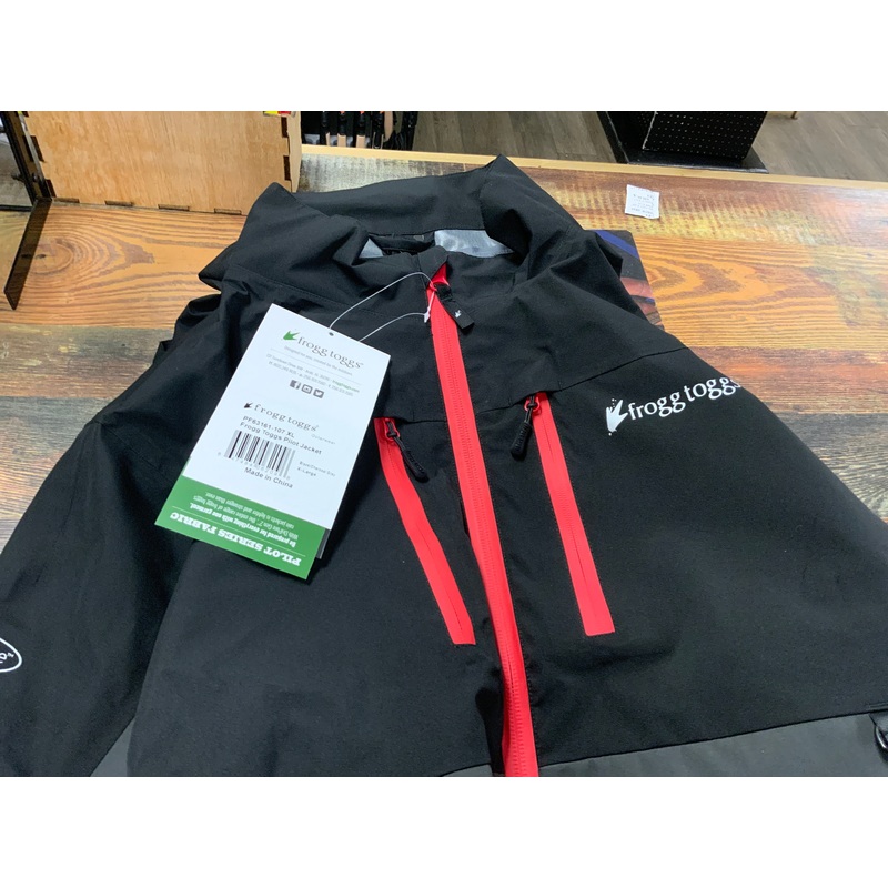 Frogg Toggs Pilot Jacket - XL - Black/Charcoal Grey