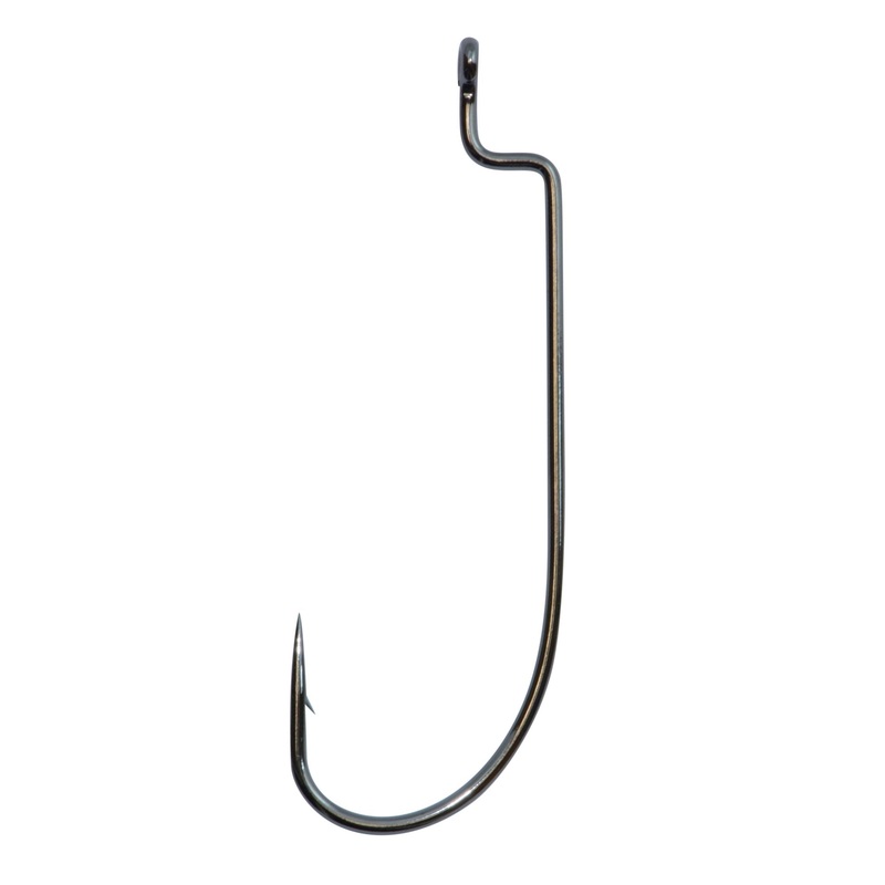 Gamakatsu Offset Shank Worm Hooks - NS Black