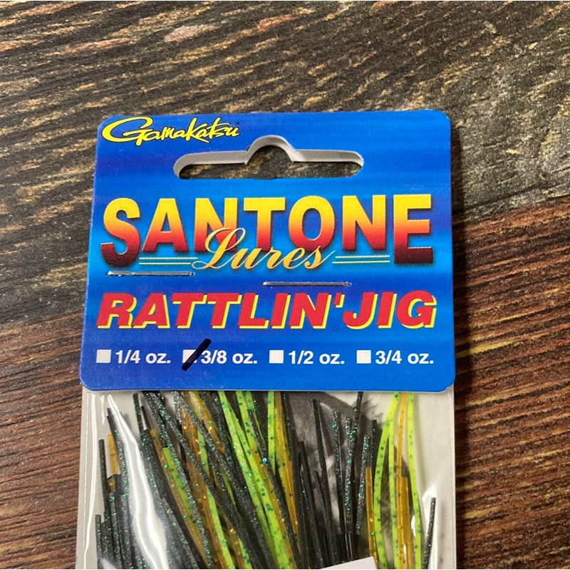Santone Rattlin Jig 3/8 oz. Mexican Heather