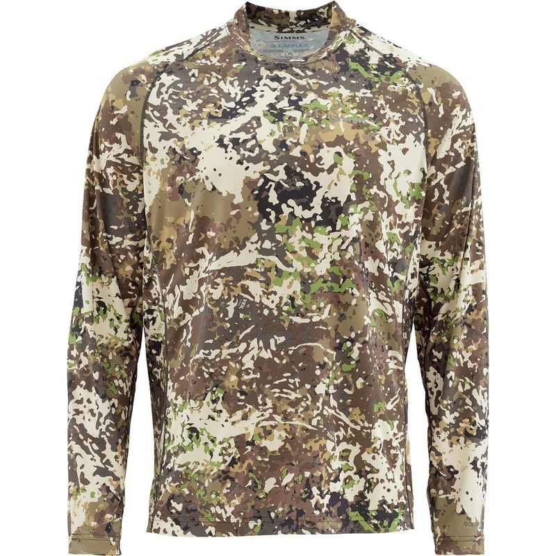 Simms Solarflex LS Crewneck-River Camo
