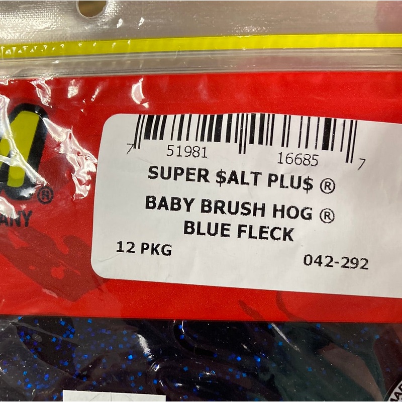 Zoom Baby Brush Hog - Blue Fleck