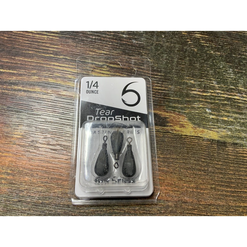 6th Sense Tear Drop Shot Weight 1/4 oz.