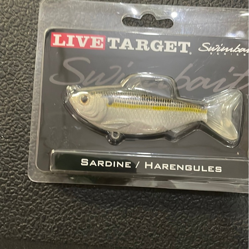 Live Target Swimbait Sardine/Harengules 3 1/2 po 1/2 oz