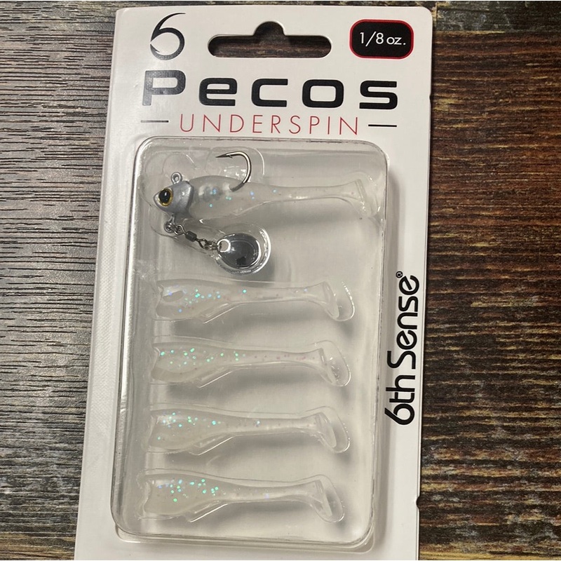 Pecos Under Spin 1/8 oz Ghost Ice minnow