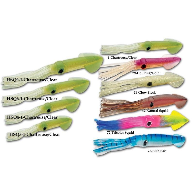 Tsunami Holographic Soft Plastic Squids