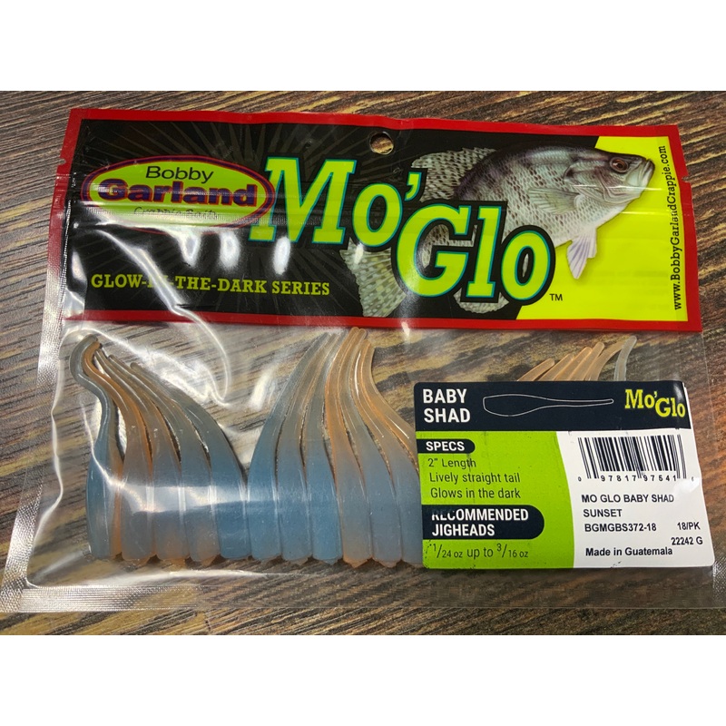 Bobby Garland baby Shad 2" Sunset