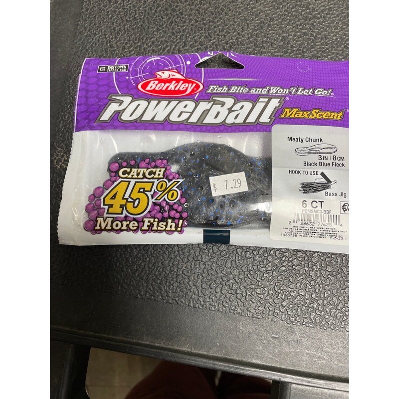 Berkley Meaty Chunk 3 Blue Black Fleck