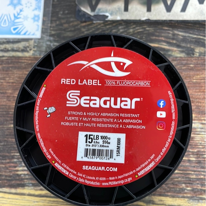 Seaguar Red Label Fluoro 15lb. 1000 yds