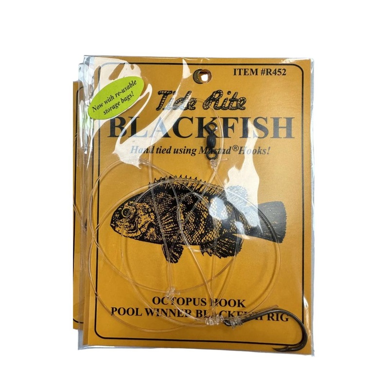TIDE RITE BLACKFISH SINGLE HOOK RIG MODEL #R452