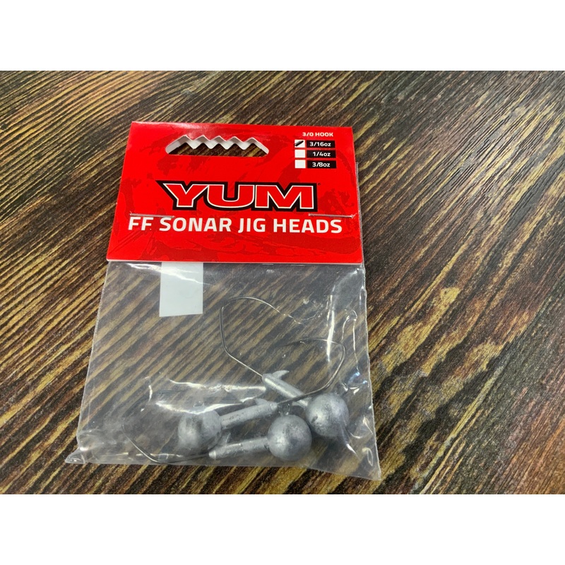 Yum FF Sonar Jig 3/16 oz. 3/0 Raw