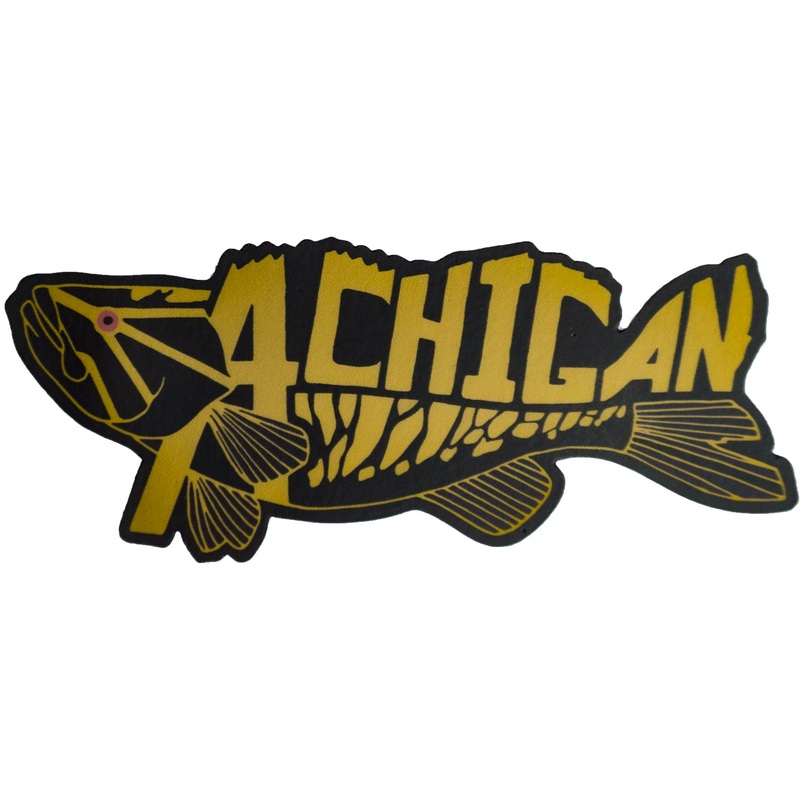Achigan Black and Bronze Decal