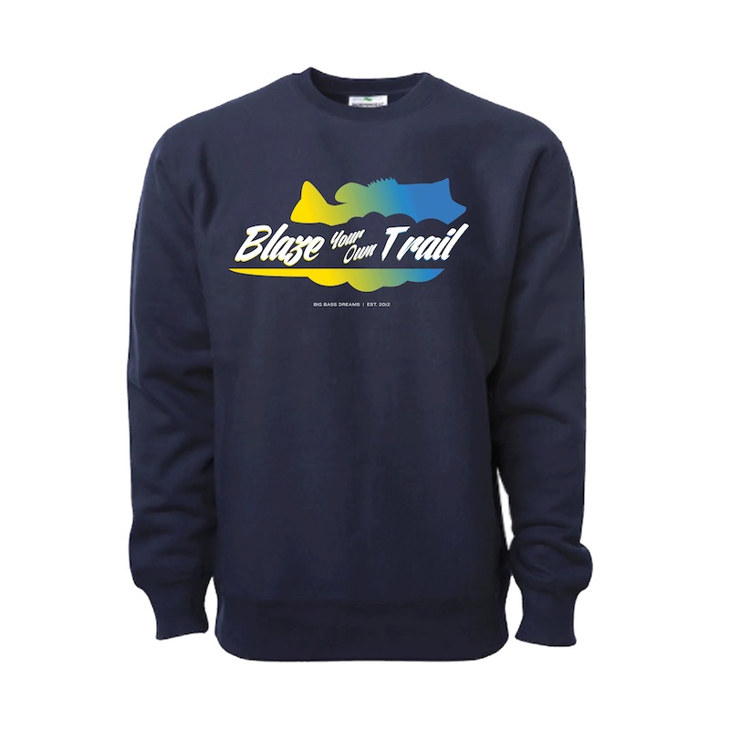 Big Bass Dreams Blaze Your Own Trail Sweater