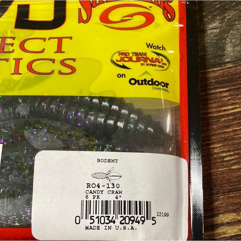 Strike King KVD Rodent 4" Candy Craw