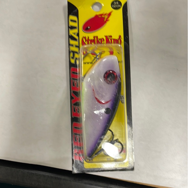 Strike King Red Eyed Shad 3/4 oz. Royal Purple