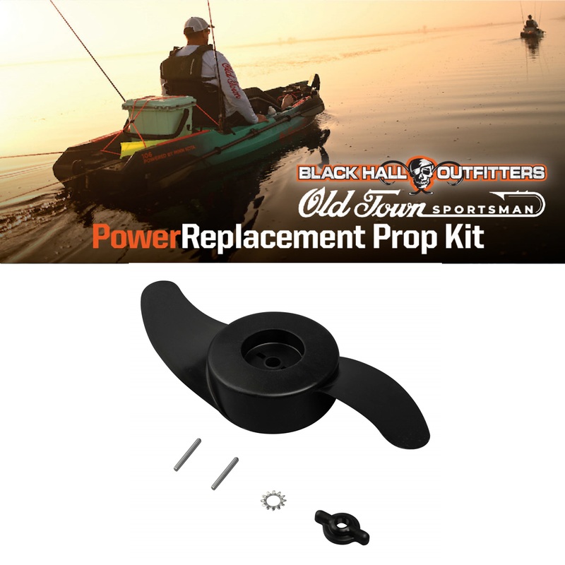 Black Hall Outfitters Old Town Sportsman Minn Kota Spare Prop Kit, Includes Nut, Washer & Shear Pin