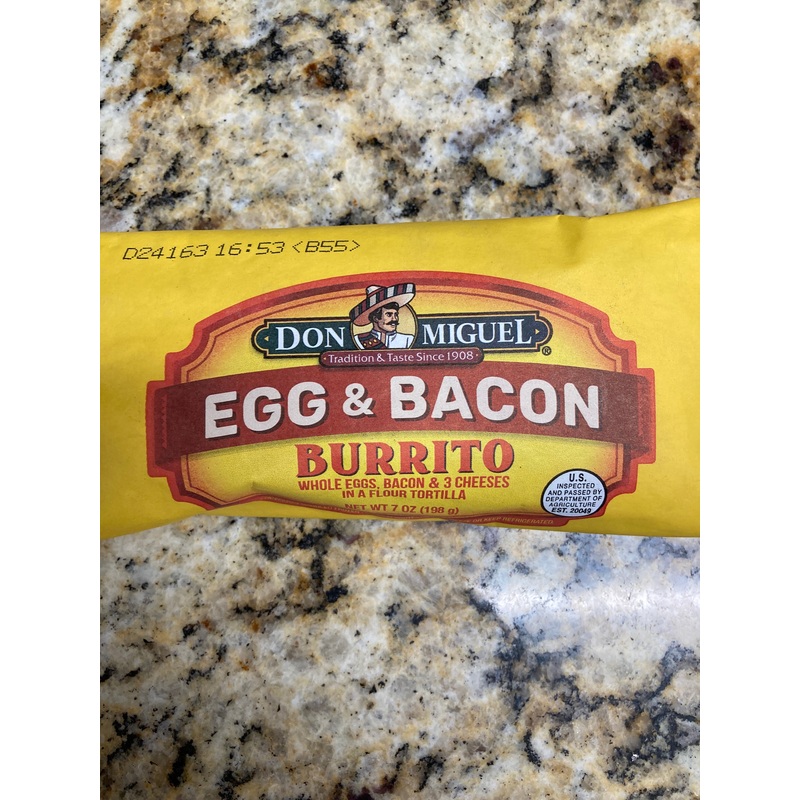 Don Miguel Burrito-Egg & Bacon