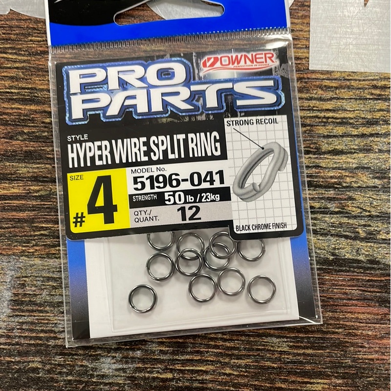 Owner Pro Parts Hyper Wire Split Ring #4