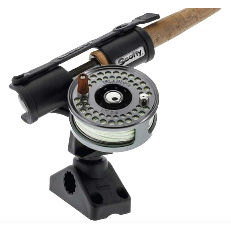 Scotty Fly Rod Holder w/ Deck Mount - Frameless