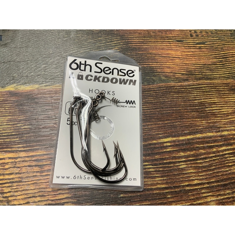 6th Sense Lockdown Hooks 6/0