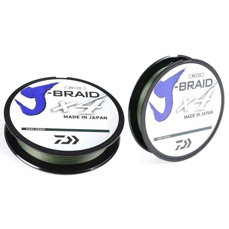 Daiwa J-Braid x4 Dark Green 300yds