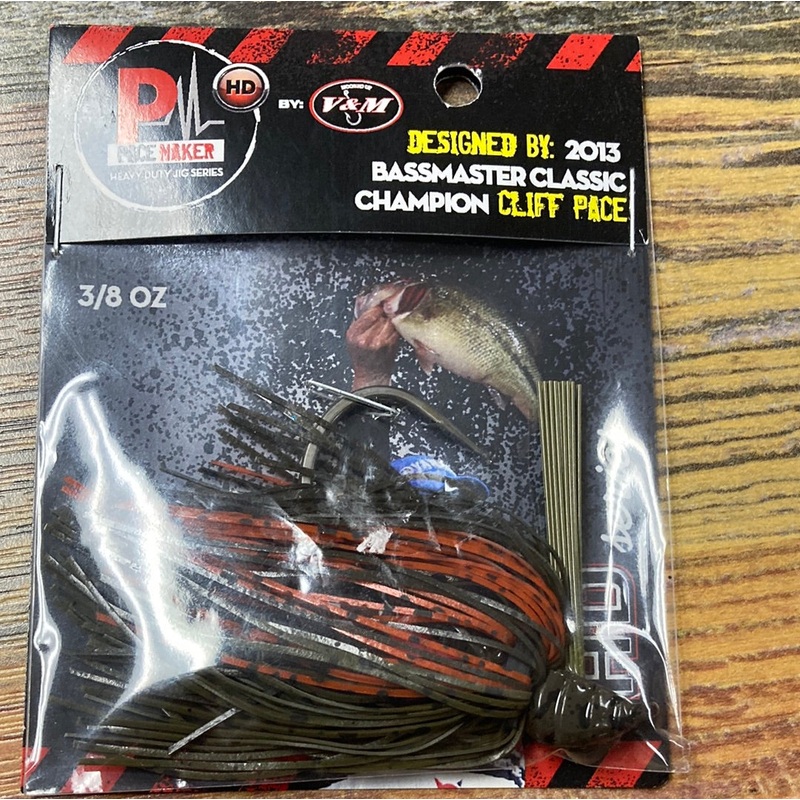 V&M Pacemaker HD Flippin Jig 3/8 oz. Crawdad