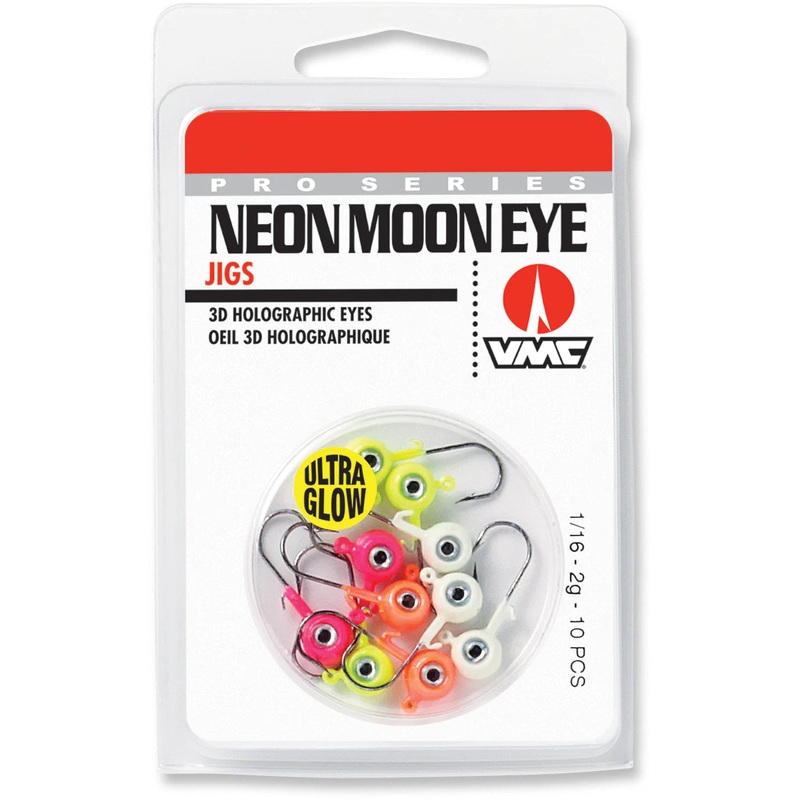 VMC| Neon Jig 1/8oz Assorted Glow(10pk)