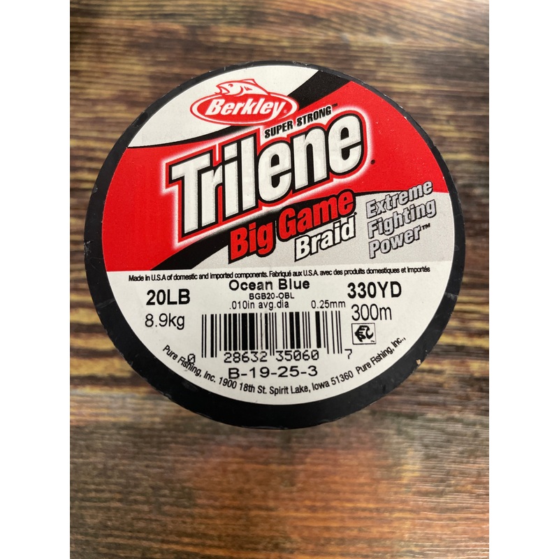 Berkley Trilene BG Braid 20lb. 330 yd Ocean Blue