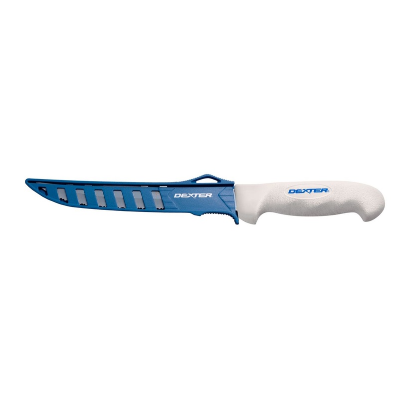 Dexter Russell SG142-8TEEG 8" Sofgrip Tiger Edge Scalloped Knives with Edge Guards
