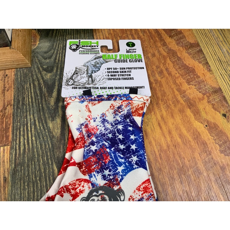 Fish Monkey Half Finger Glove - American