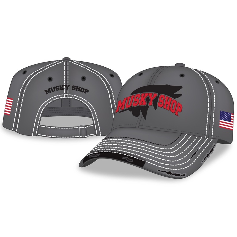 Musky Shop Charcoal Black Frayed Cap