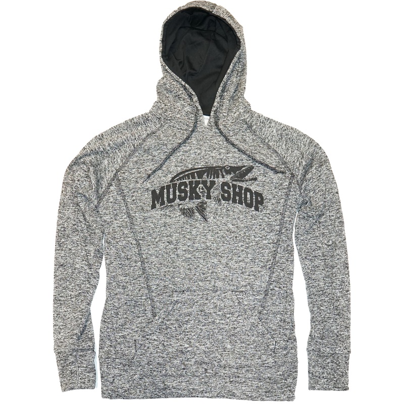Musky Shop Women's Cosmic Fleece Hoodie Charcoal/Black