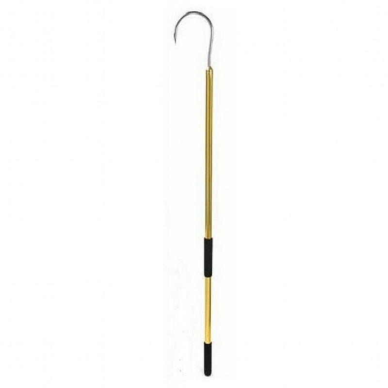 Sea Striker Gaff 8' Long  3" SS HOOK - Gold