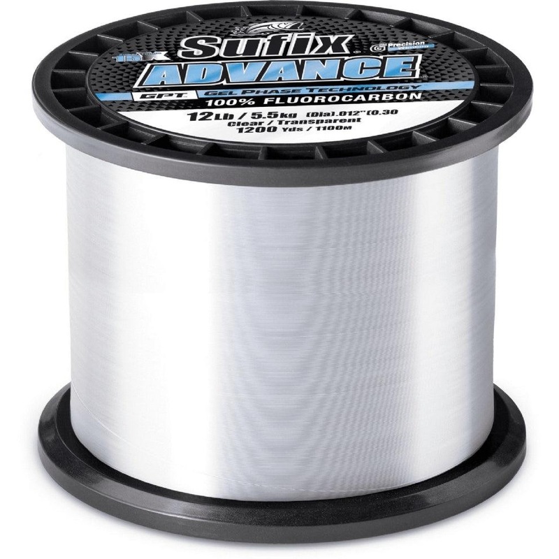 Sufix Advance Fluorocarbon 1200 Yards Clear
