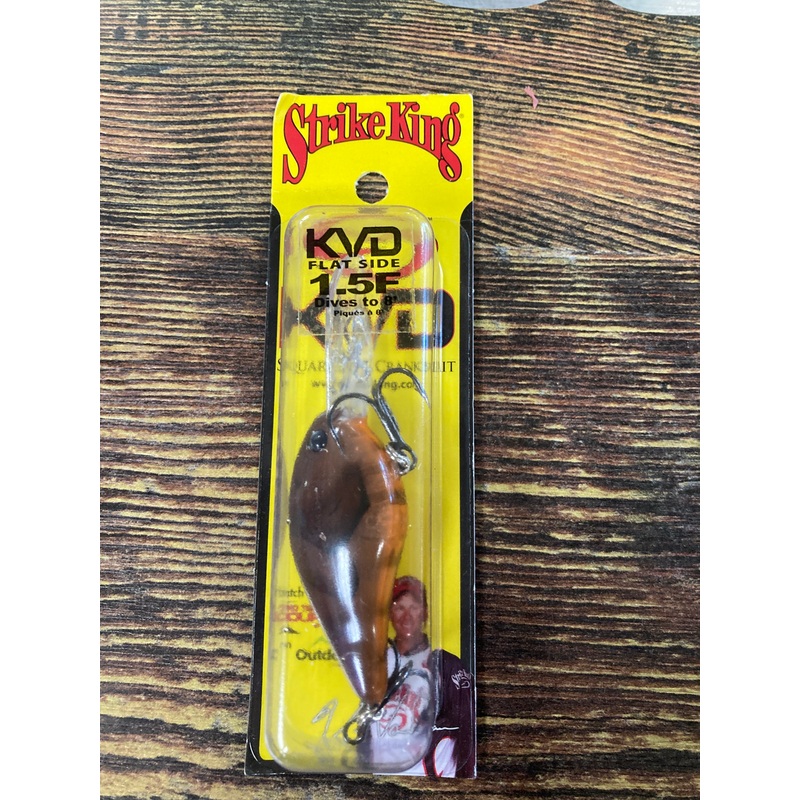 Strike King KVD 1.5 Flat Side Phantom Brown Craw