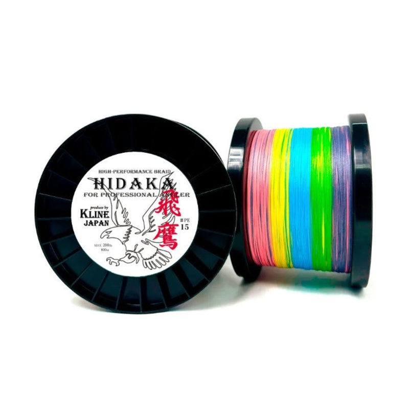 K Line Japan Hidaka High-Performance Braided PE Fishing Line (1200 m Spools)