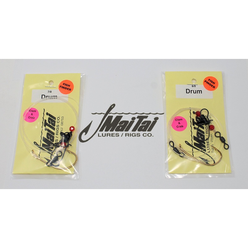 MaiTai Drum Rig with Fish Finder - Baitholder Hooks