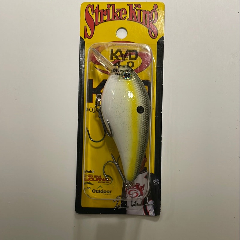 Strike King KVD 4.0 Dives to 6 Olive Shad