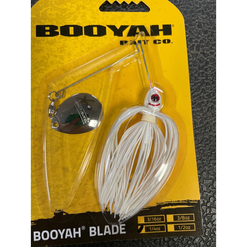 BOOYAH Blade Spinner Bait 1/4 oz. Snow White