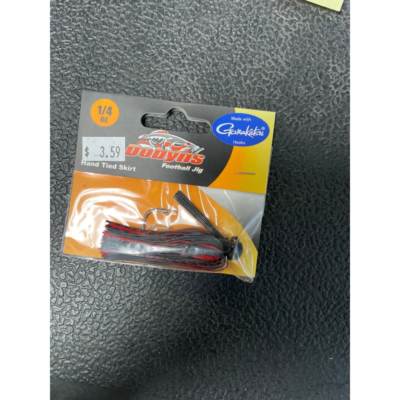 Dobyns Football Jig 1/4 oz. Midnight Red