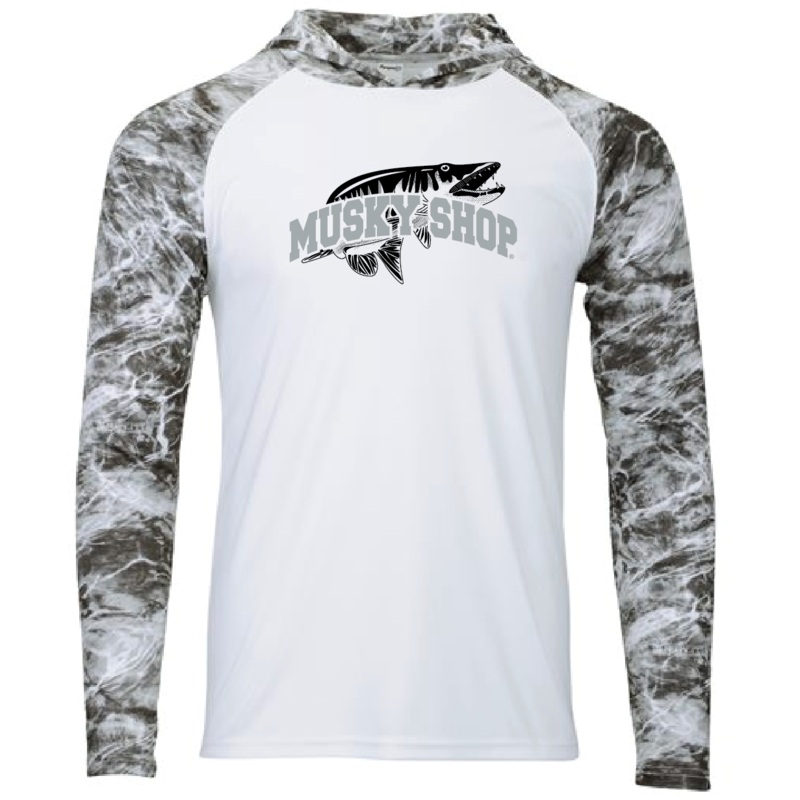 Musky Shop Paragon Biloxi Sun Hoodie Shirt Black Charcoal