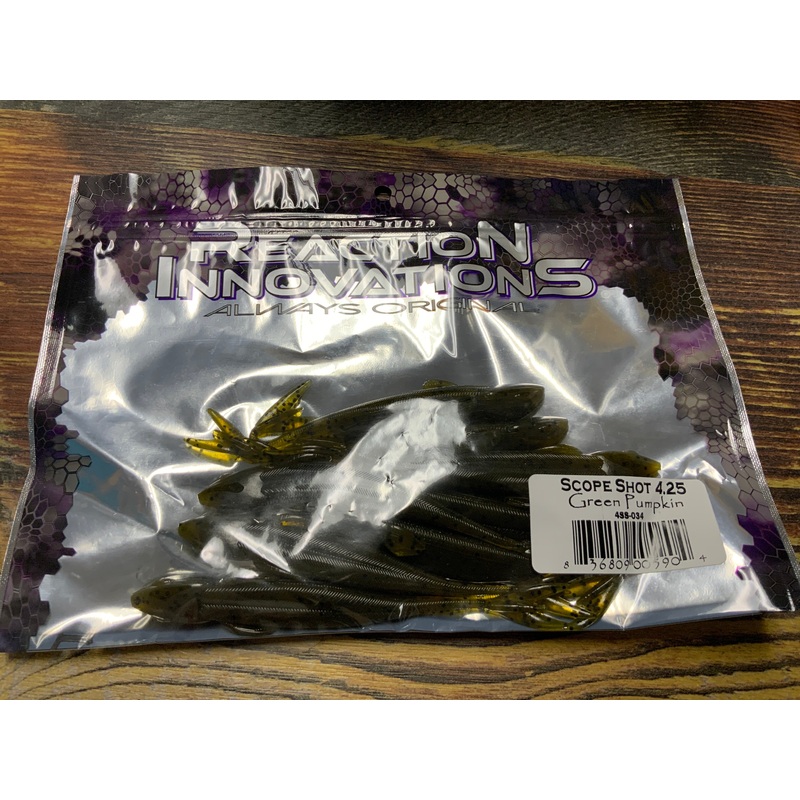 Reaction Innovations Scope Shot 4.25" Green Pumpkin