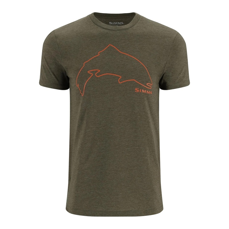 Simms Men's Trout Outline T-Shirt