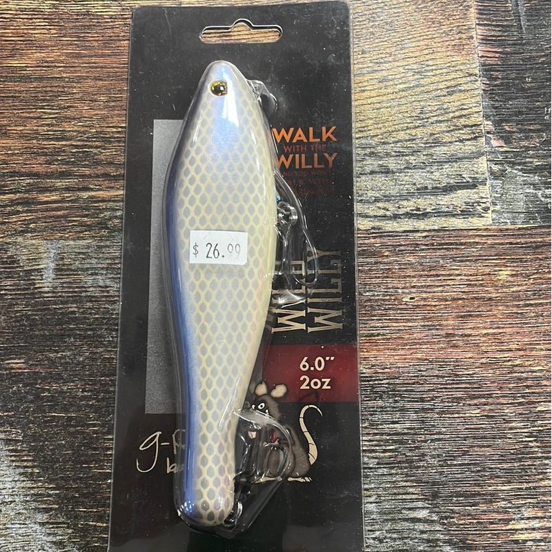 g-Ratt Wild Willy 6.0 2 oz Gizzard Shad