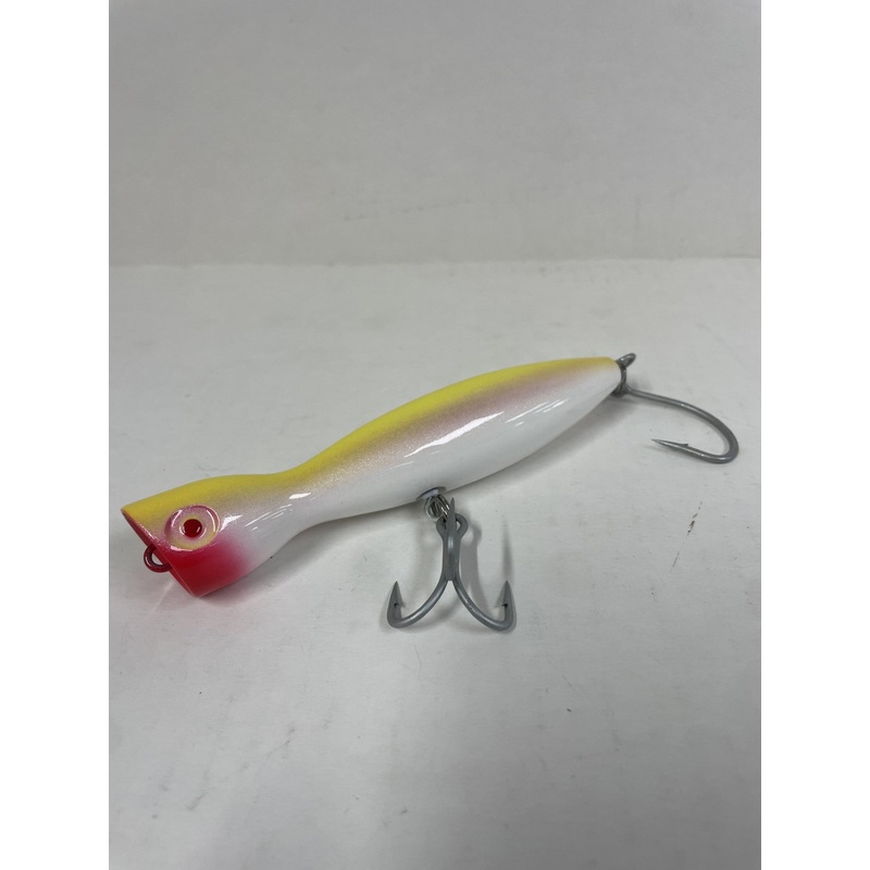 Super Strike 2 3/8 oz Little Neck Popper Yellow/White