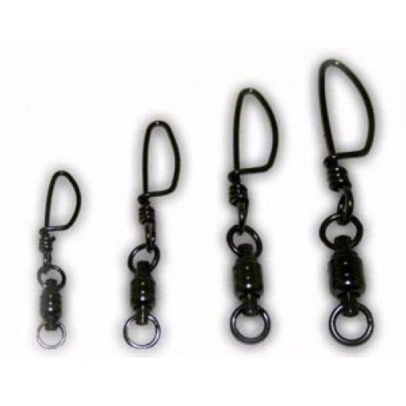 Tsunami SaltX Stainless Steel Ball Bearing Swivels with Welded Ring and Tournament Snap