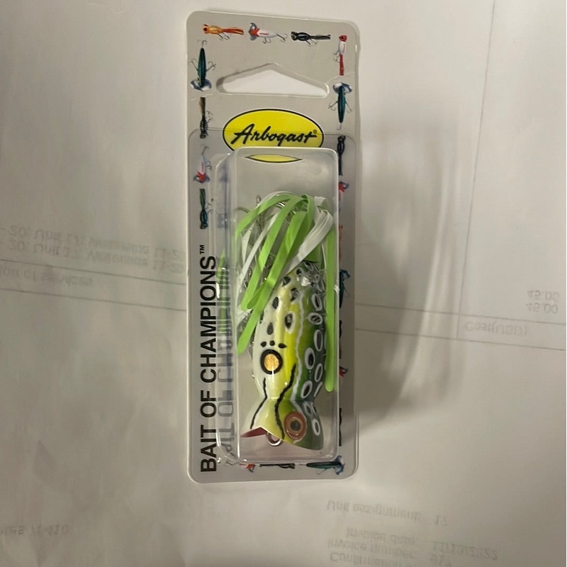 Arbogast Hula Poppet-Leopard Frog